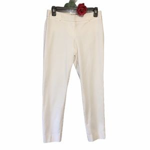 Apt. 9 white modern fit Trousers slacks pants Sz 4P LIKE NEW!